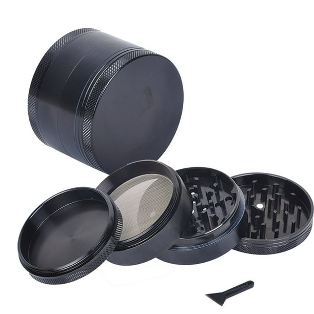 Herb Grinder Crusher-2.2" & 4 Pieces Aluminum Alloy with Side Window W/ Scraper Herb Grinder Crusher-2.2" & 4 Pieces Aluminum Alloy with Side Window W/ Scraper